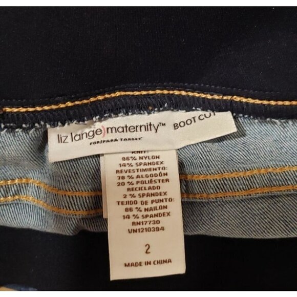 Liz Lange Boot Cut Maternity Jeans - Size 2 - Picture 8 of 8